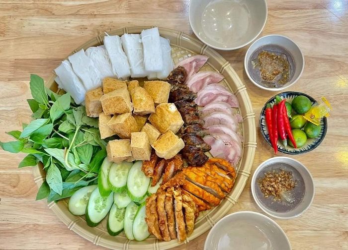 Bún đậu mắm tôm ở Đà Nẵng