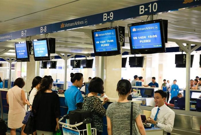 Quy trình check in tại sân bay