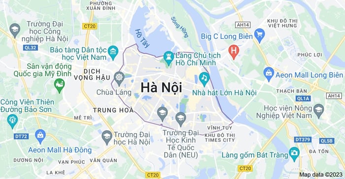 Bản đồ Hà Nội