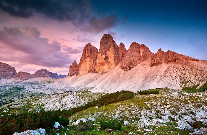 Rặng núi Dolomites - kiệt tác giữa lòng núi Alps