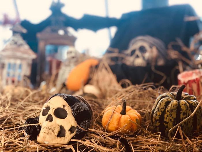 Trang trí lớp mầm non trong ngày Halloween