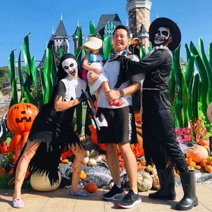 Trang trí lớp mầm non cho Halloween
