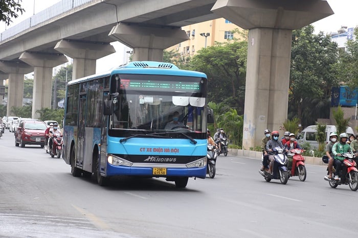 Bản đồ xe buýt tại Hà Nội.