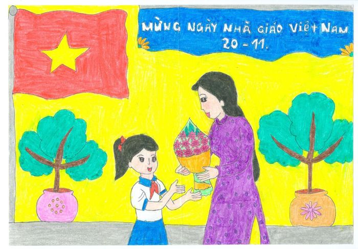 Vẽ tranh vào ngày 20/11