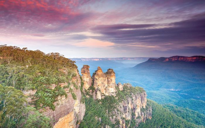 Dãy núi Blue Mountain - kỳ quan thiên nhiên hùng vĩ của Úc