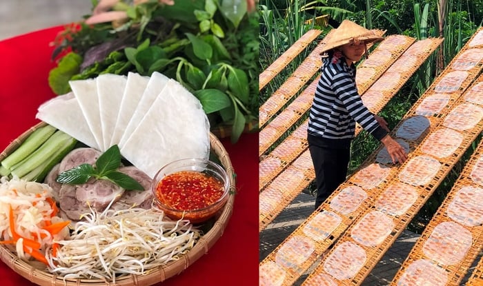 Bánh tráng phơi sương Hà Nội