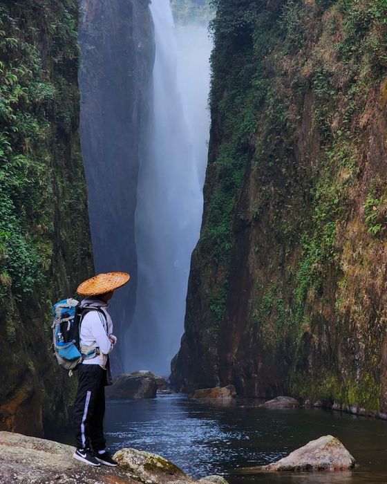 Chiêm ngưỡng Thác Rồng, 'Bạch Long' của rừng núi Bát Xát 7