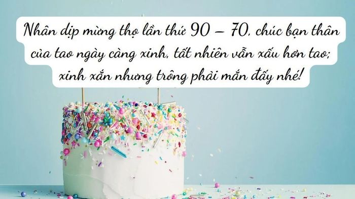 Lời chúc sinh nhật bạn thân