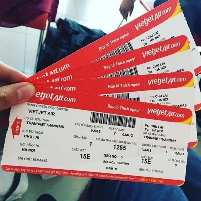 Kiểm tra vé máy bay Vietjet đã đặt