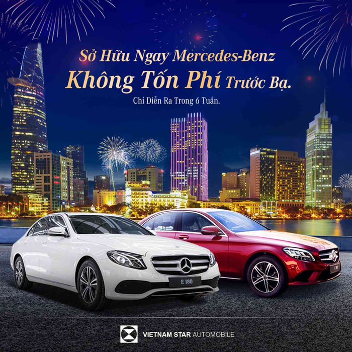 Sắm ngay Mercedes-Benz mà không phải trả tiền đăng ký tại Vietnam Star vietnam-star.png