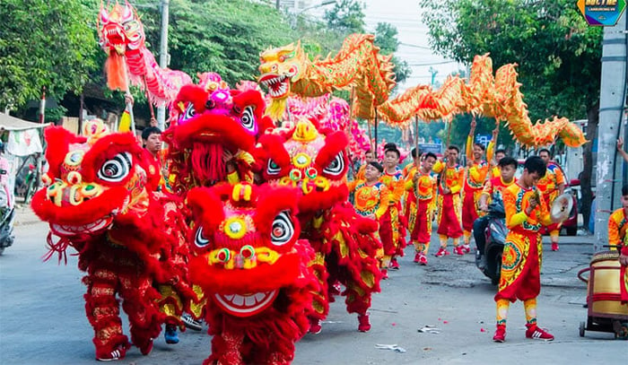 Múa lân Trung thu