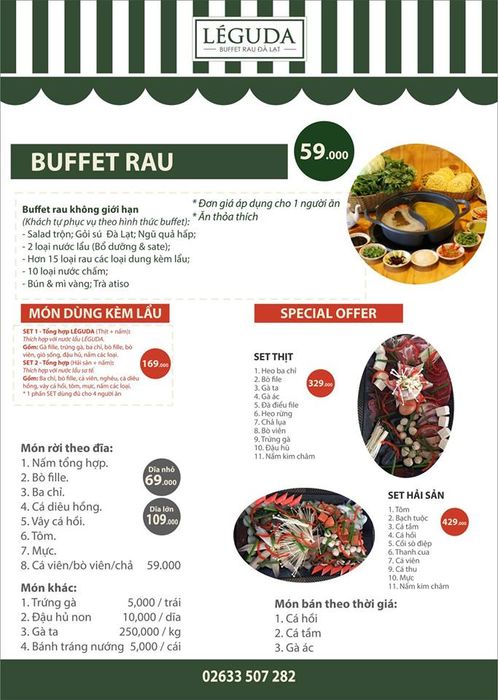 Khám phá thiên đường rau sạch tại nhà hàng buffet LEGUDA Đà Lạt 7