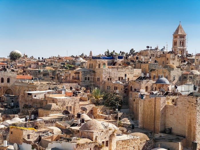 Đất Thánh Jerusalem, nơi mà bức tường gạch đá đã ghi lại dấu ấn lịch sử