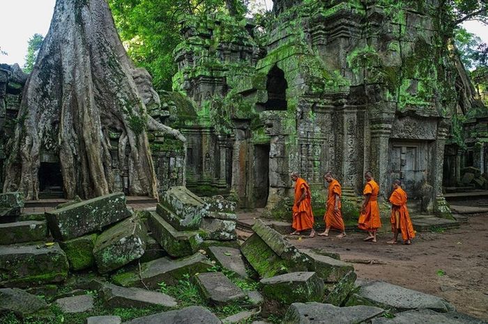 Thưởng thức bình minh yên bình tại Siem Reap giữa Campuchia