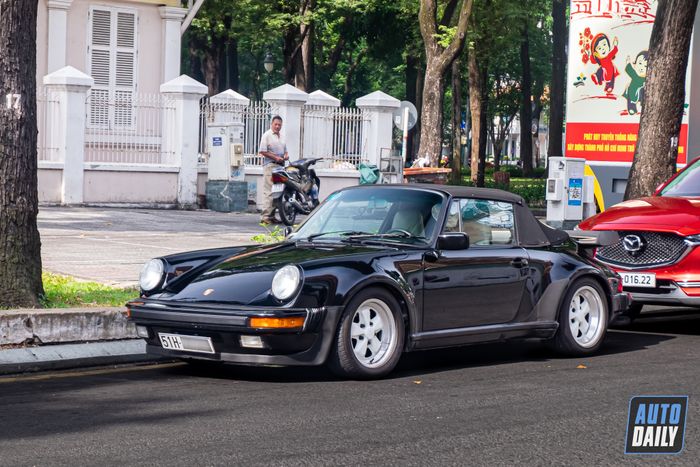 Ngắm chiếc Porsche 930 Turbo Cabriolet có tuổi đời hơn 30 năm, duy nhất tại Việt Nam.