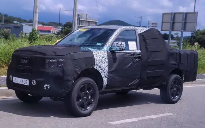 Xe bán tải KIA Tasman này đẹp quá, Ford Ranger chắc phải e dè thôi. Xe bán tải KIA Tasman vẫn tiếp tục xuất hiện trên đường thử nghiệm.