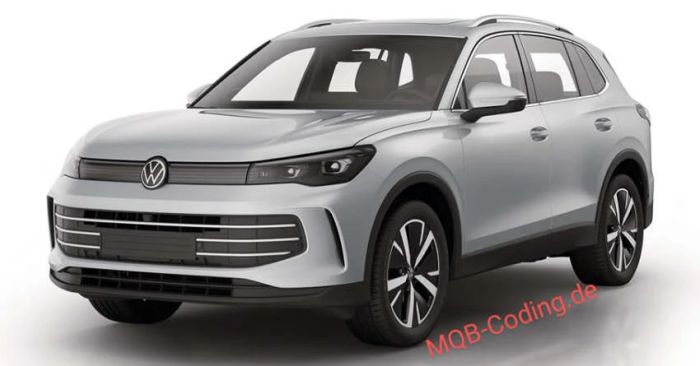 Volkswagen Tiguan 2024 bị rò rỉ trước giờ ra mắt