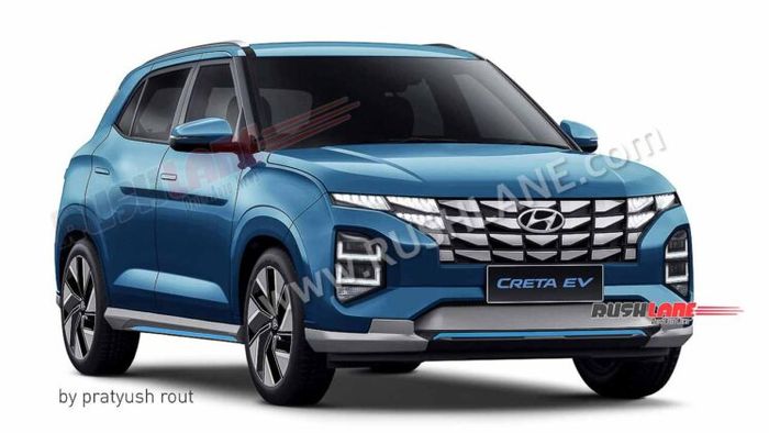 Thông tin rò rỉ về nội thất của Hyundai Creta điện Xem trước thiết kế của Hyundai Creta EV sắp trình làng