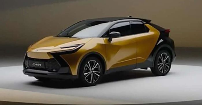 Toyota C-HR 2024 bị rò rỉ hình ảnh trước khi ra mắt chính thức 2023-toyota-c-hr-leaked-1-850x445.webp