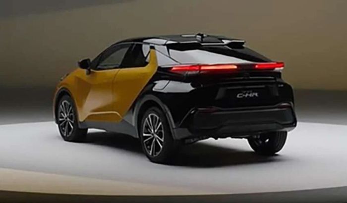 Toyota C-HR 2024 bị rò rỉ hình ảnh trước khi ra mắt chính thức 2023-toyota-c-hr-leaked-2-850x498.webp