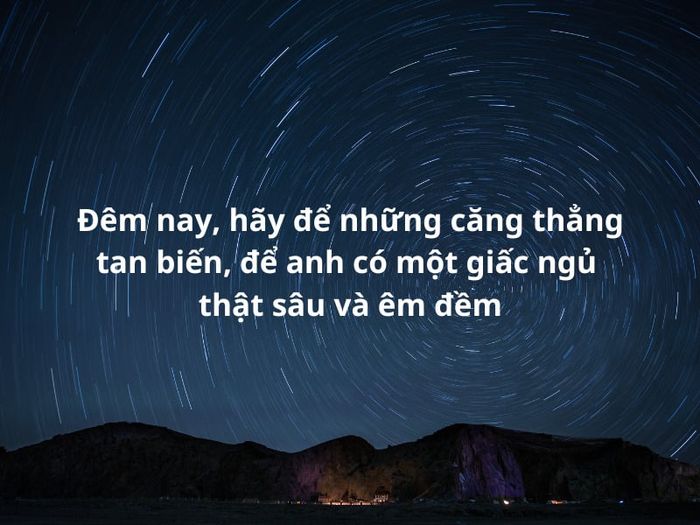 Lời chúc ngủ ngon