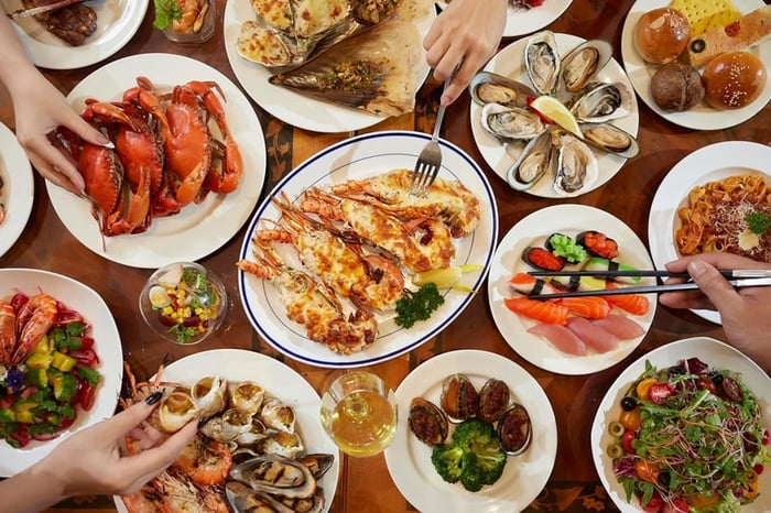 Trải nghiệm buffet hải sản tại Hà Nội