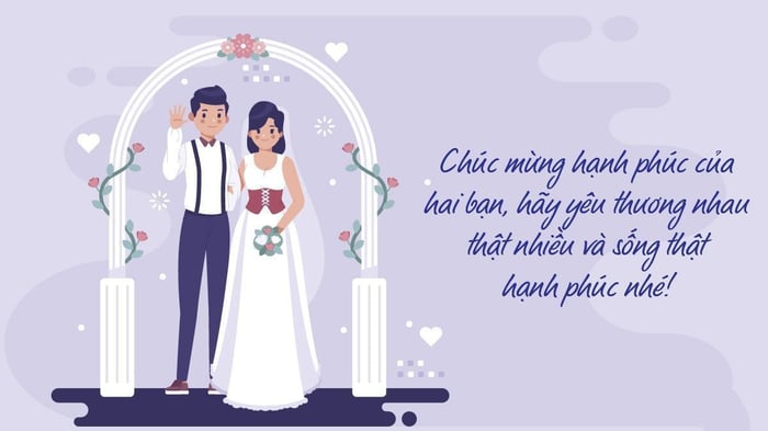 Lời chúc mừng đám cưới hay ngắn gọn