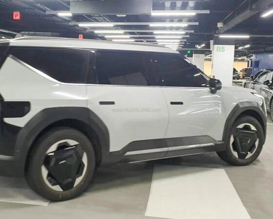 Hình ảnh thực tế của SUV điện Kia EV9 2024