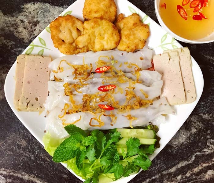 bánh cuốn kiểu Thanh Hóa