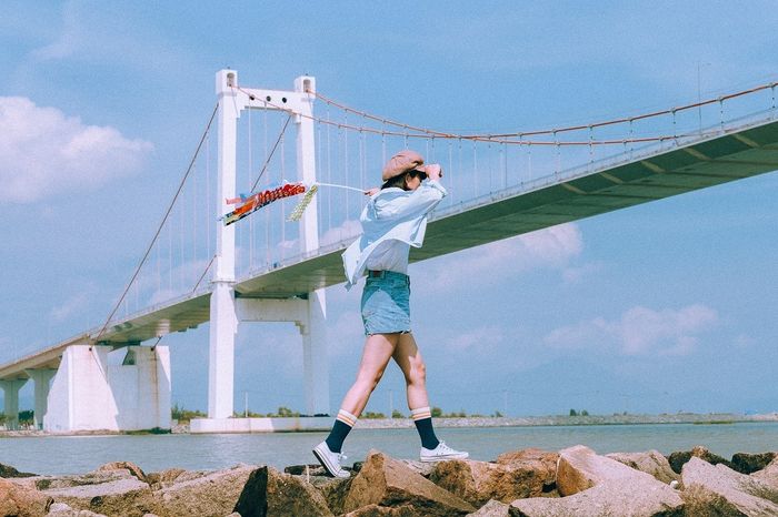 Vẻ đẹp lãng mạn của Cầu Thuận Phước Đà Nẵng làm xao xuyến mọi du khách.