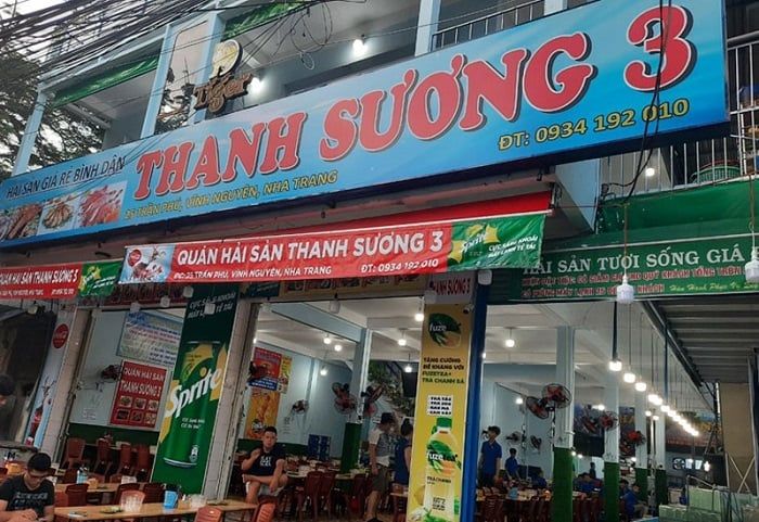 Quán hải sản Thanh Sương là một quán hải sản Nha Trang có giá cả phải chăng (Fanpage: Nhà hàng Thanh Sương)
