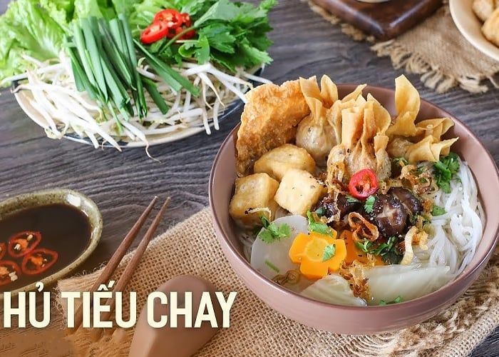 Món hủ tiếu chay ở Sài Gòn