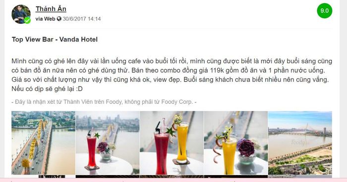 Top View Bar Đà Nẵng - Nơi ngắm toàn cảnh thành phố từ trên cao 8