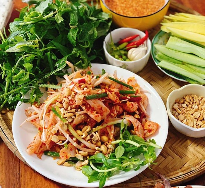 Món gỏi cá đục