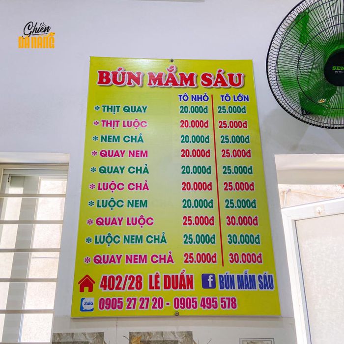 Khám phá quán Bún mắm đã có hơn 20 năm tuổi trên con đường Lê Duẩn sầm uất số 9