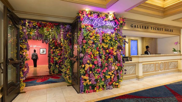 Bellagio, khu nghỉ dưỡng và sòng bạc trứ danh tại Las Vegas, Mỹ.