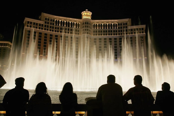 Bellagio, khu nghỉ dưỡng và sòng bạc danh tiếng tại Las Vegas, Mỹ.