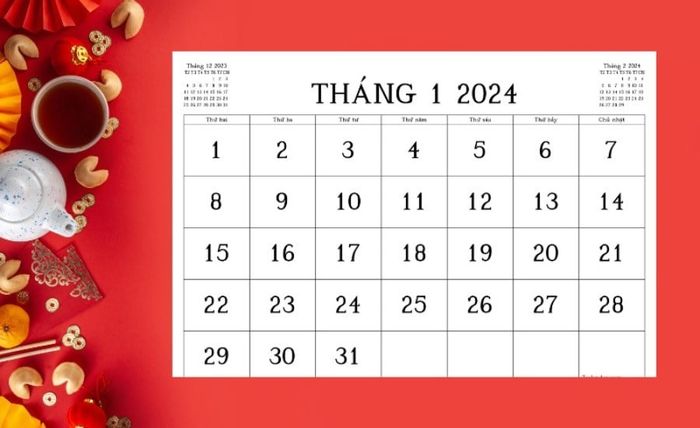 Lịch nghỉ Tết Dương lịch 2024 cho học sinh