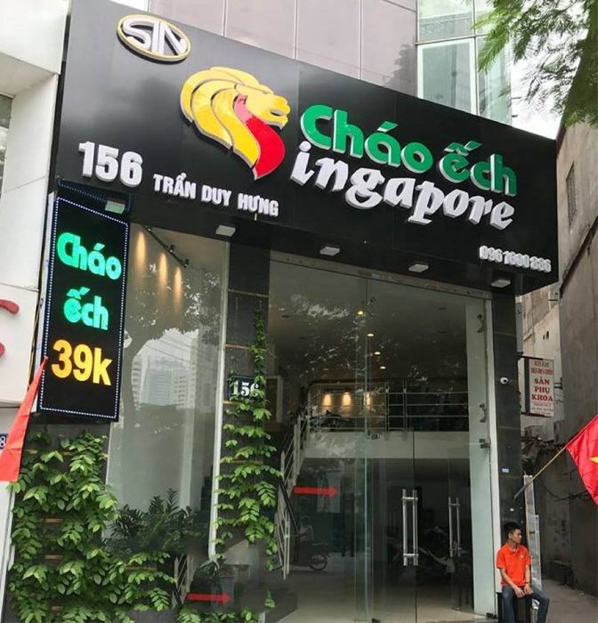 Quán cháo ếch Singapore ở Hà Nội