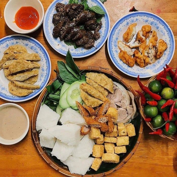 bún đậu mắm tôm Nha Trang