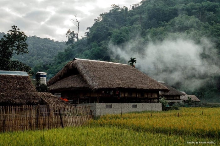 Bình yên của làng quê Hà Giang trong từng buổi chiều trên cao nguyên đá