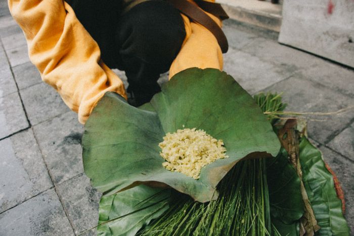 Xôi cốm Hà Nội, hương vị truyền thống của mỗi mùa thu