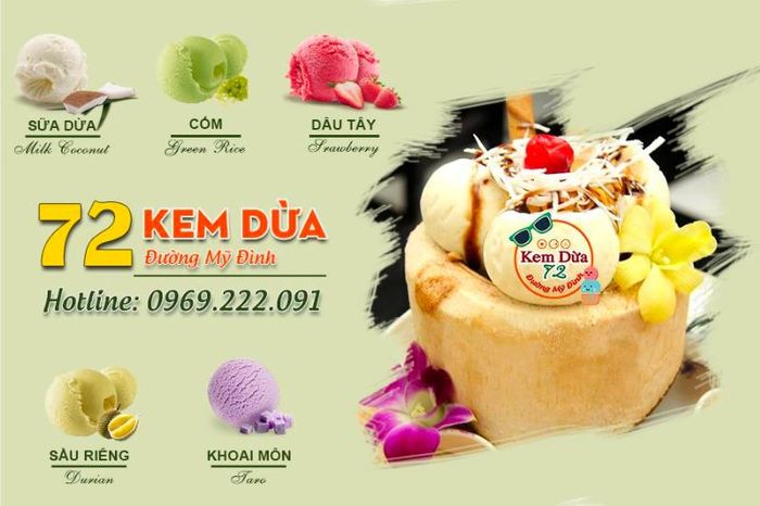 Địa điểm thưởng thức kem dừa đất Côn Đảo ngay tại Hà Nội không thể bỏ qua