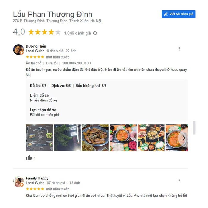 Lẩu Phan - thương hiệu lẩu lâu đời được biết đến rộng rãi ở thủ đô