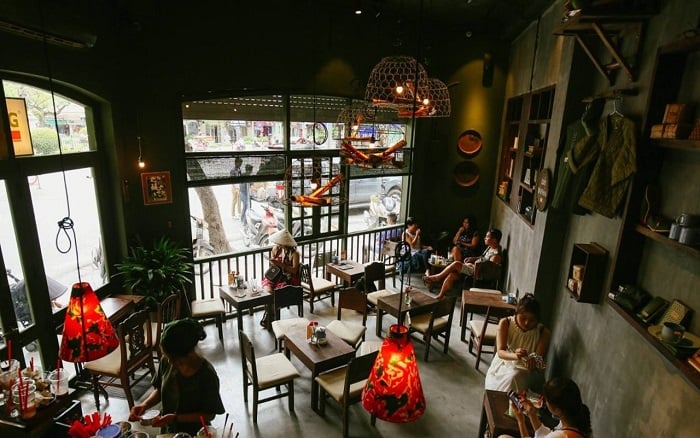 cafe phố cổ Hà Nội