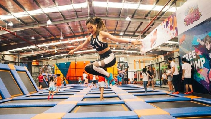 Trải nghiệm vui chơi tại Jump Arena Hà Nội - đánh giá khu Trampoline nổi tiếng số 14