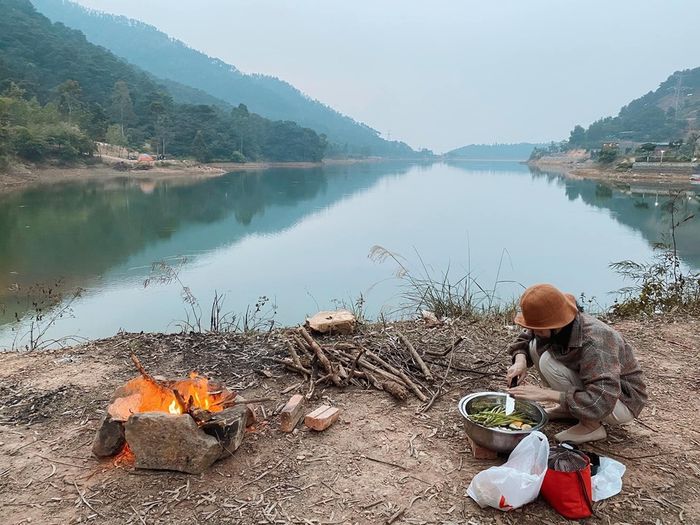 Trải nghiệm độc đáo khi cắm trại tại Hồ Đồng Đò vào cuối tuần