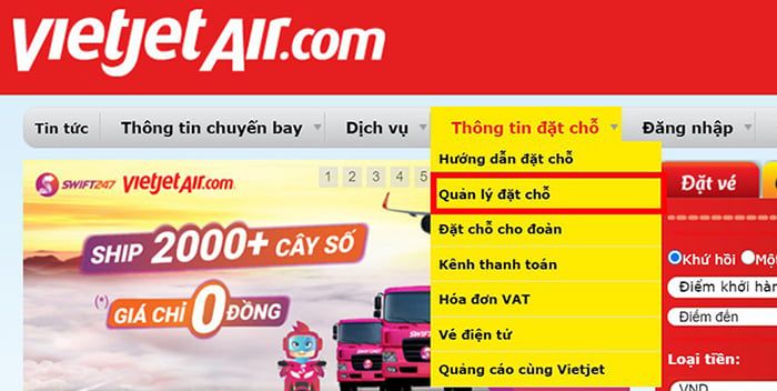 kiểm tra thông tin vé máy bay