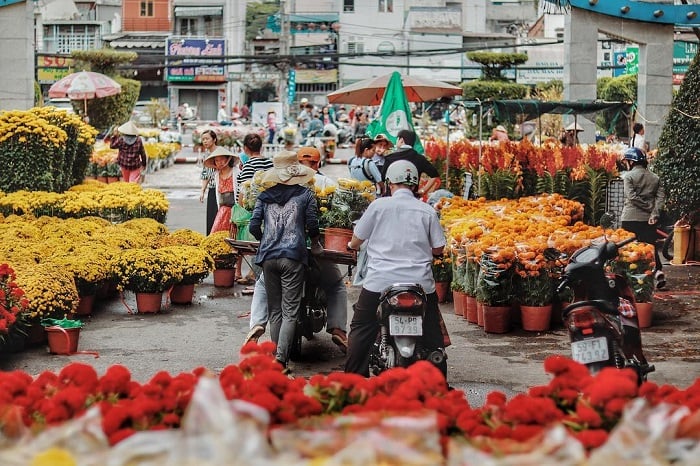 Thị trường hoa Sài Gòn