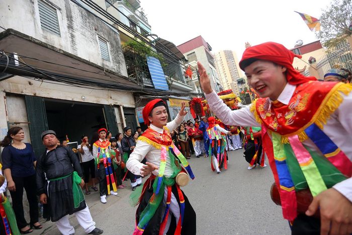 Sự thanh bình của lễ hội 5 làng Mọc - Vẻ đẹp dân gian ở trung tâm thủ đô 3